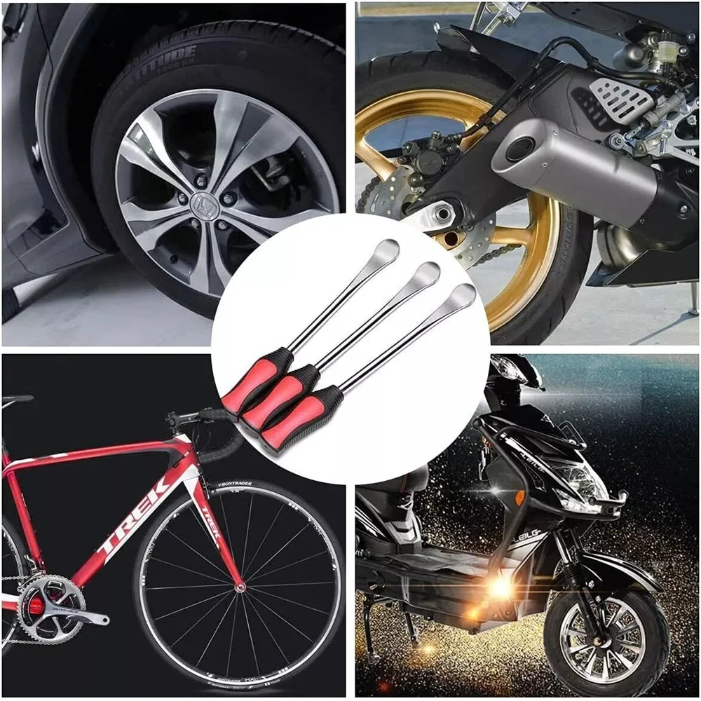 Motorcycle Bicycle Tire Changing Levers Automobile Tires Spoon Tire Kit Professional Tire Repair Tool Rim Protector 23PCS