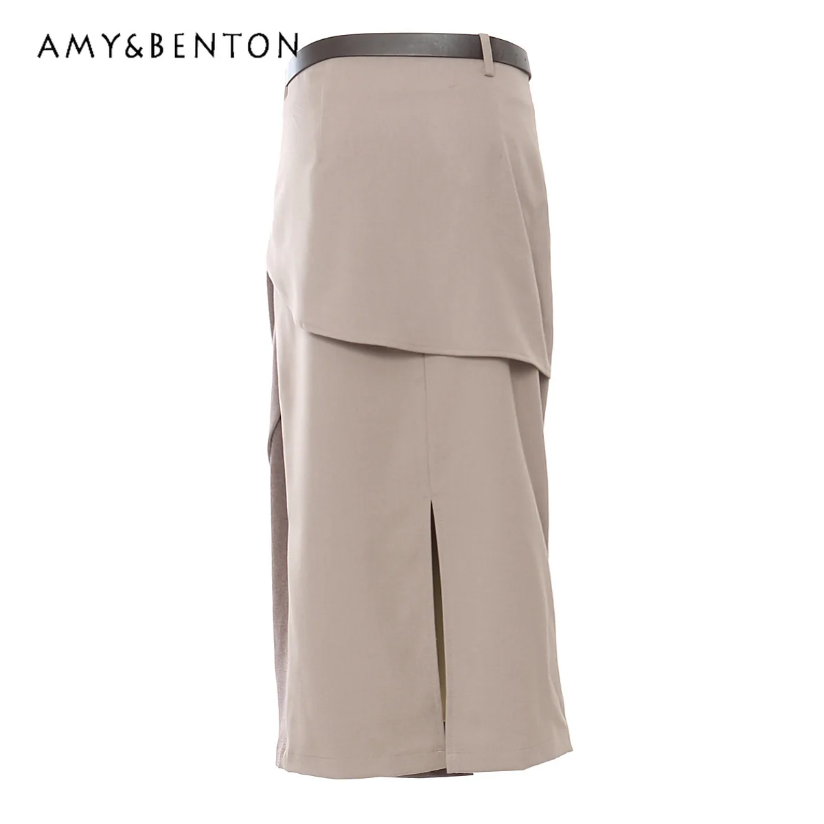 2024 Spring New High-Grade Fashion Patchwork Pleated Goth Skirt Women Elegant Gentle High Waist Slim Fit Street Punk Y2K Skirts