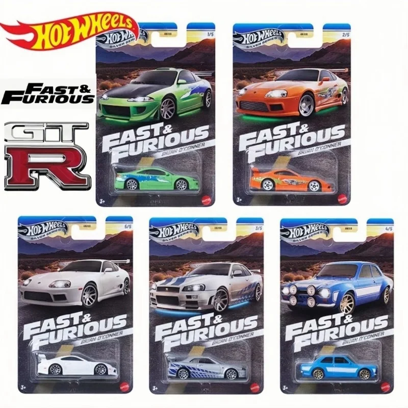 Hot Wheels Fast & Furious Hnr88 Series Alloy Car Model 1/64 Simulation Car Model Toy Collect Decorate Ornament Boy Birthday Gift