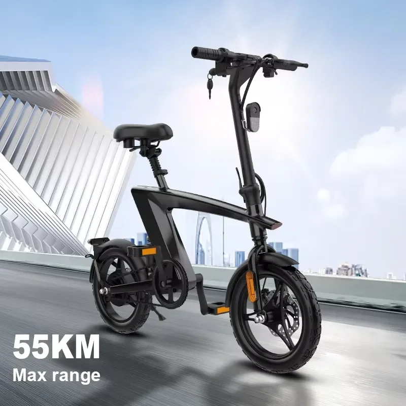 STLF Adult 3 Speeds Fat Tire E-Bike Long Range Motor Disc Brake Men Electric Bicycle