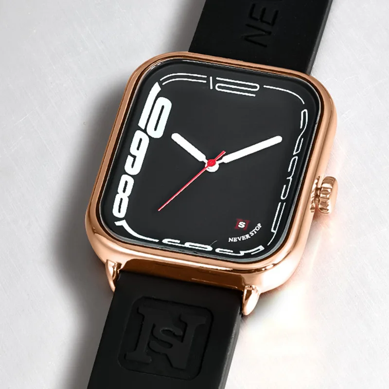 AL-84Silicone strap student fashionable quartz watch for men and womenwatches for man