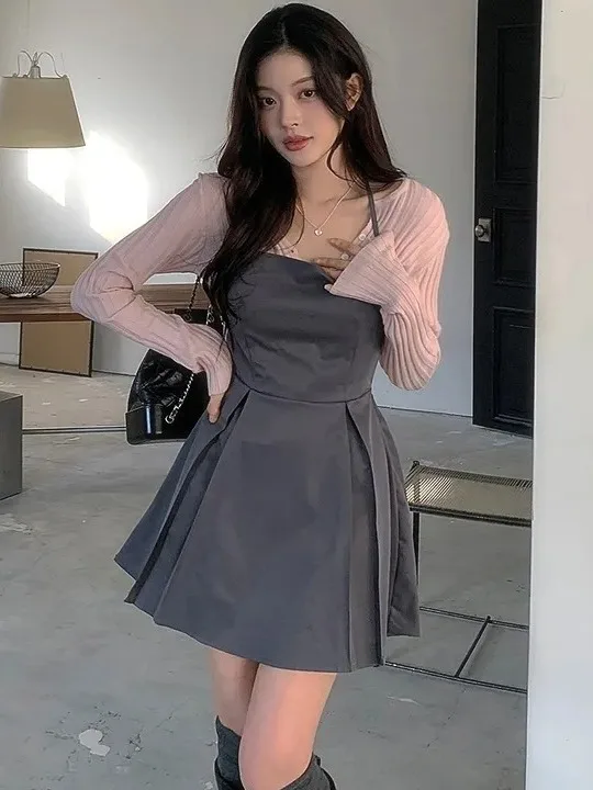 韓国風早春セクシーファッションオートスカートレトロベルト付きウエストシンチ多用途コルセットドレス女性用