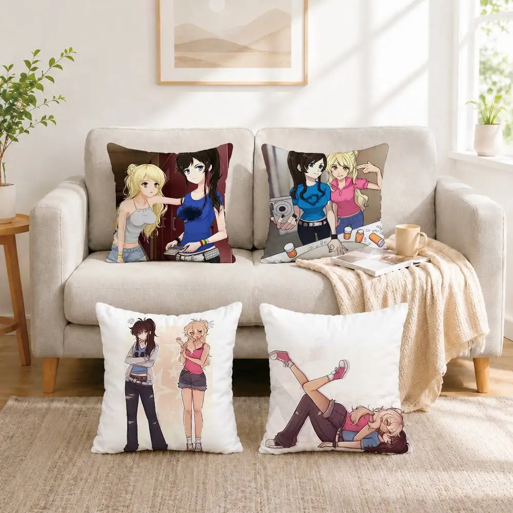 Jecka Nicole Class of 09 Square Double-Sided printed Pillow Case Bedroom Bedside Pillow Sofa Cushion Cover Gift