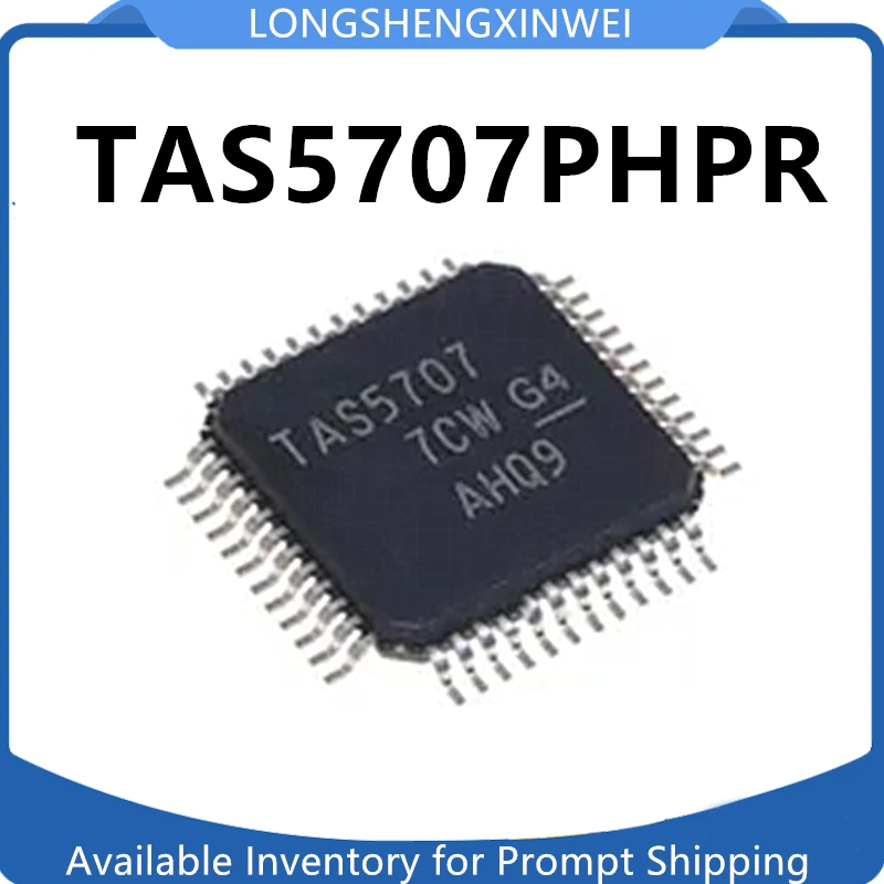 1PCS New Original TAS5706PHPR 5707 5708 5709 5711 TAS5715 5717 5727 5745 5747PHPR  Mounted QFP48 Class D Audio Amplifier Chip IC