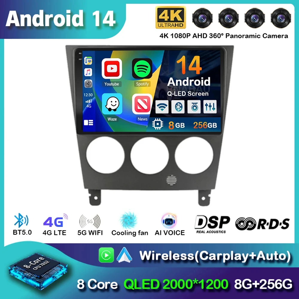 

Android 14 Car Radio For Subaru Impreza GD GG 2002 2003 2004 2005 2006 2007 Multimedia Player GPS Audio 2Din Head Unit Stereo 4G