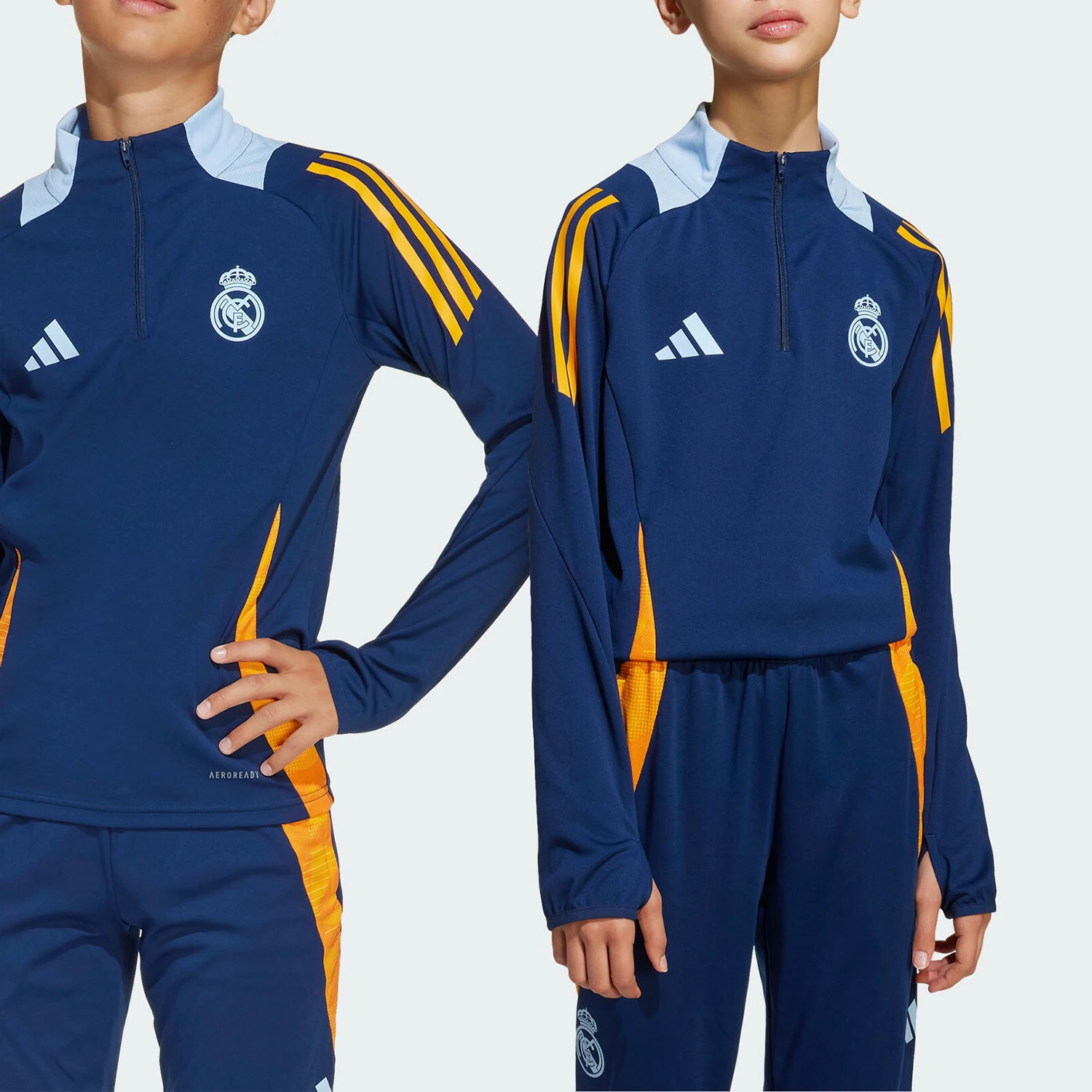 

Adidas Originals Autumn and Winter New Big Children's Soccer Patch Training Sweatshirt JE4208