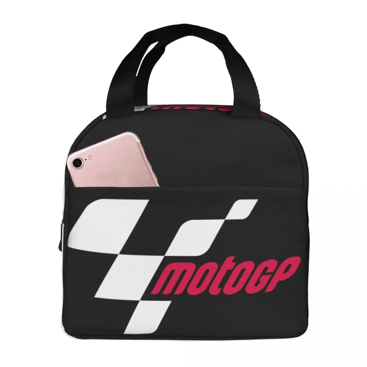 

Moto GP Lunch Bag Unisex Portable Cooler Insulated Lunch Box Food Bento Box