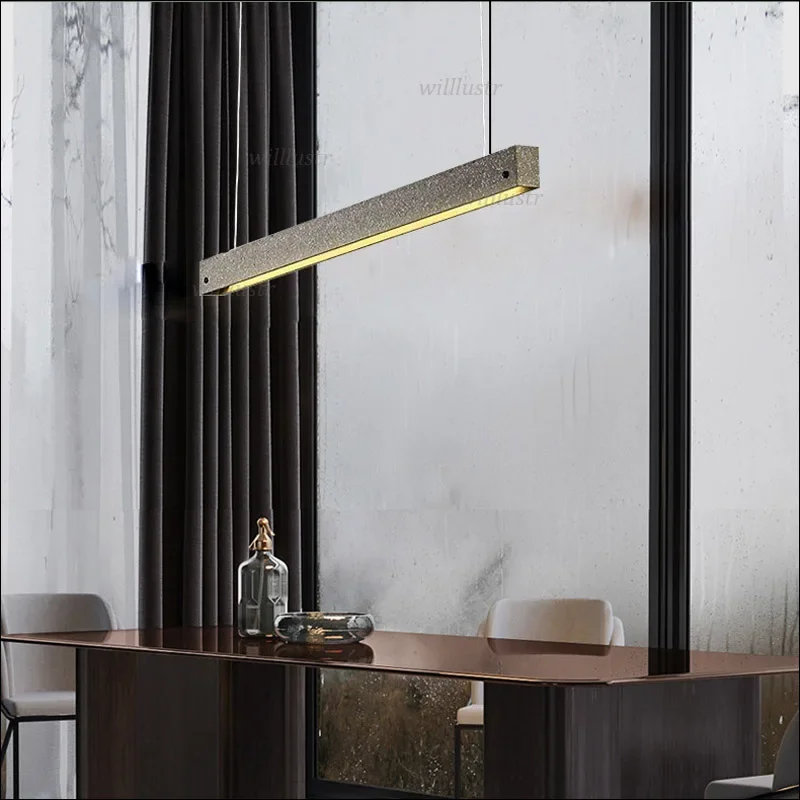 Waterstone Handmade Terrazzo Pendant Lamp Suspension Light for Restaurant Hotel Store Bar Lounge Ceiling Chandelier