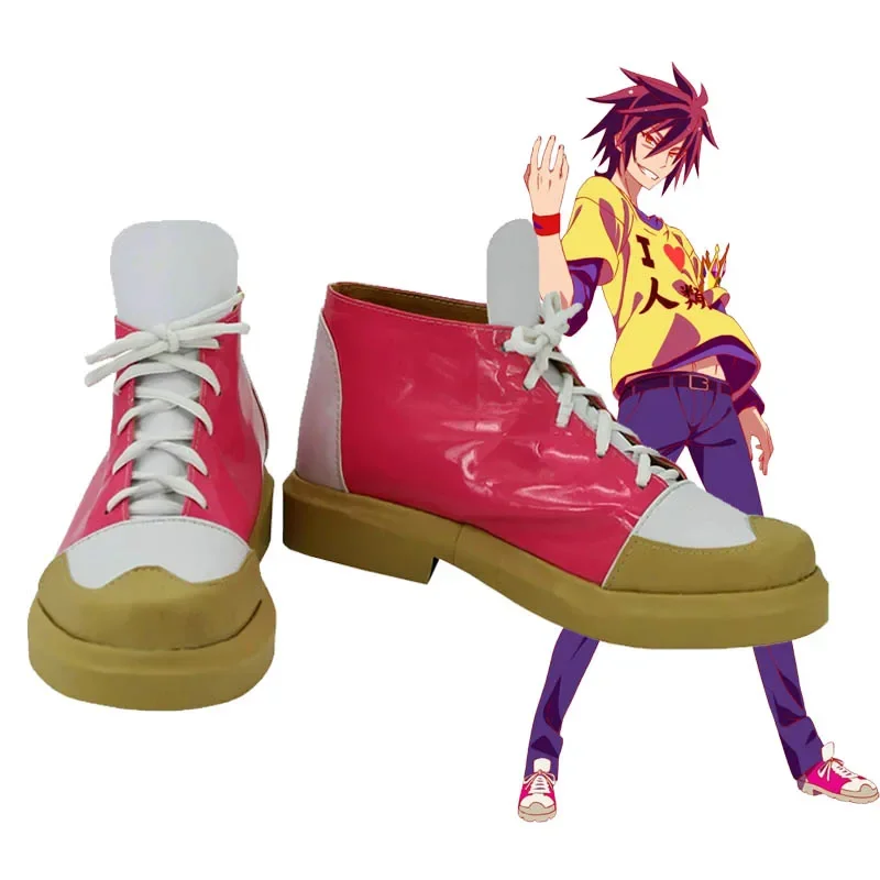 

Аниме No Game No Life Sora Обувь для косплея Сапоги Sora Косплей Красный парик с градиентом Короткие волосы Реквизит для вечеринки в честь Хэллоуина На заказ