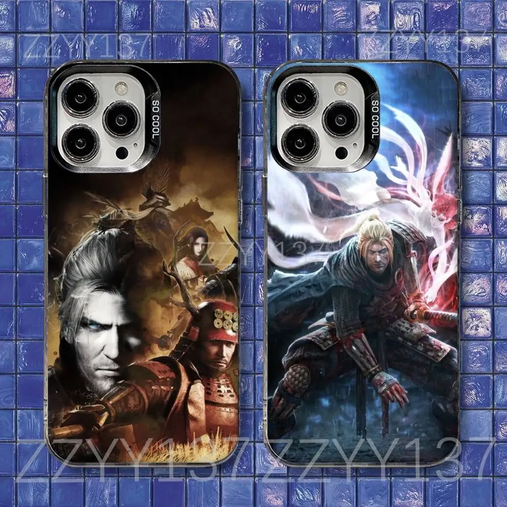 

N-Nioh 3 Game Phone Case For iPhone 16,15,14,13,12,11,8,7,Pro,Max,Plus,Mini,XS,SE Shockproof Matte Cover