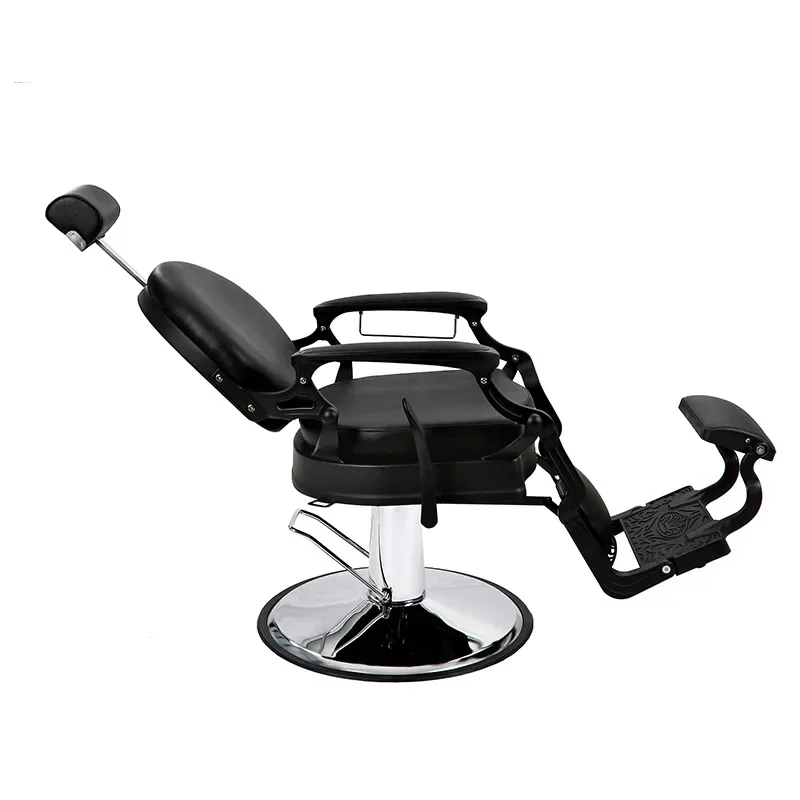 Retro barber shop haircut chair down shaving hair salon special chair dyeing haircut chair.