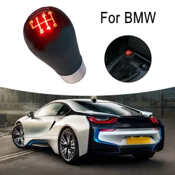 6 Speed ββLED Light Shift Knob Ball PU Leather Shift Knob Handbrake Cover For BMW E36 E38 E46 E52 E53 E60 E61 E63 E64 E81 E82