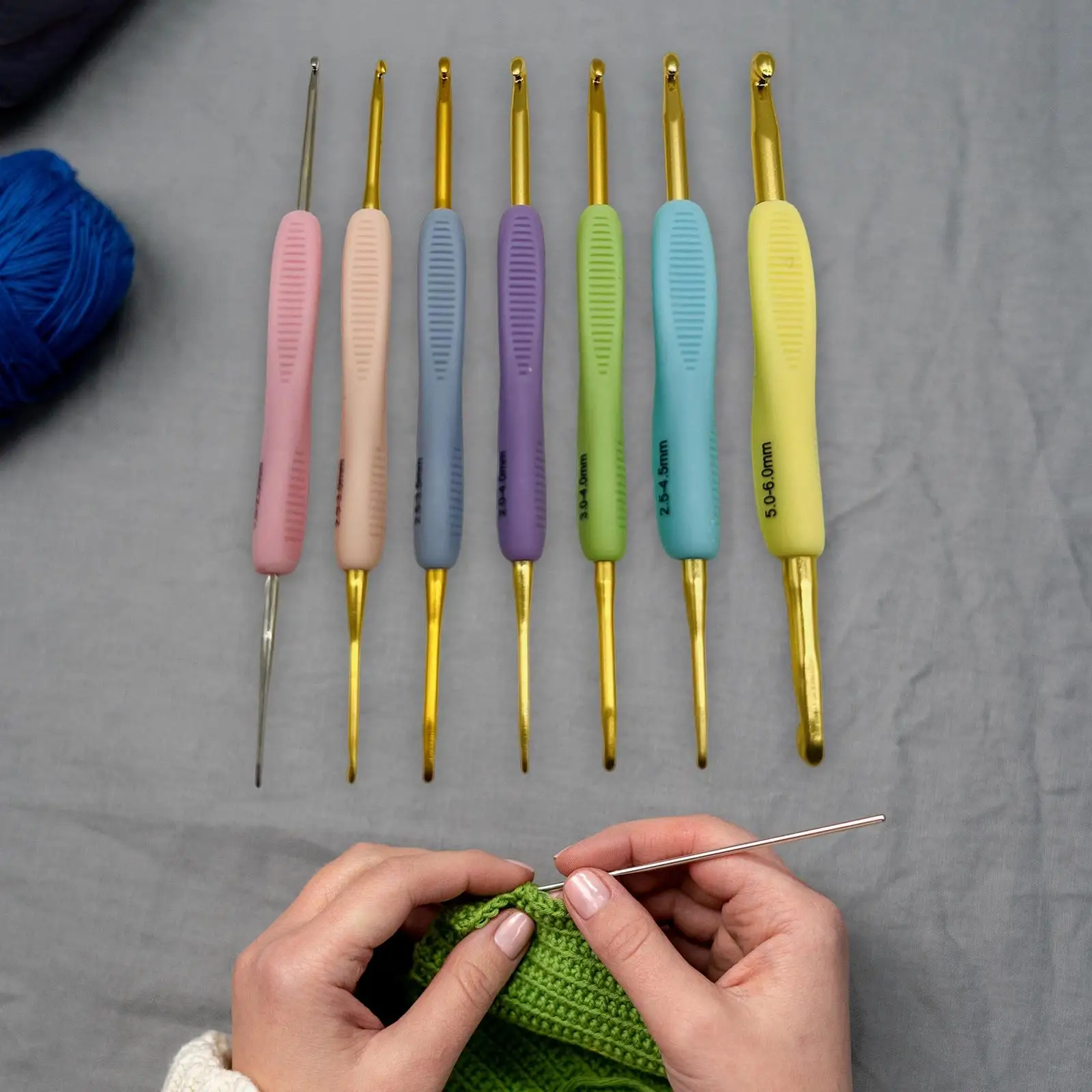 Colorful Crochet Hook Set for Beginners and Experienced Crafters