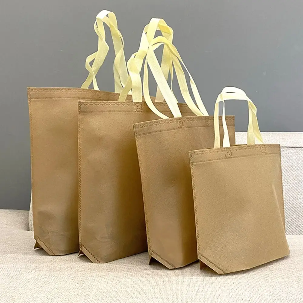 

New Colorful Non Woven Bag with Handle Large Capacity Tote Bag Multifunction Environmental Shopping Bag