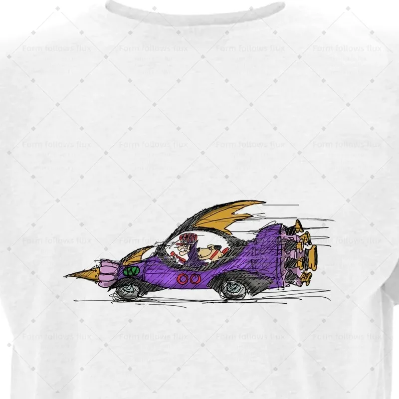 

2026 men T-Shirt Hoodie Hand Drawn Comic style Dick Dastardly – Wacky 60s Cartoon Racing Classic Cars Children's TV Father's Day