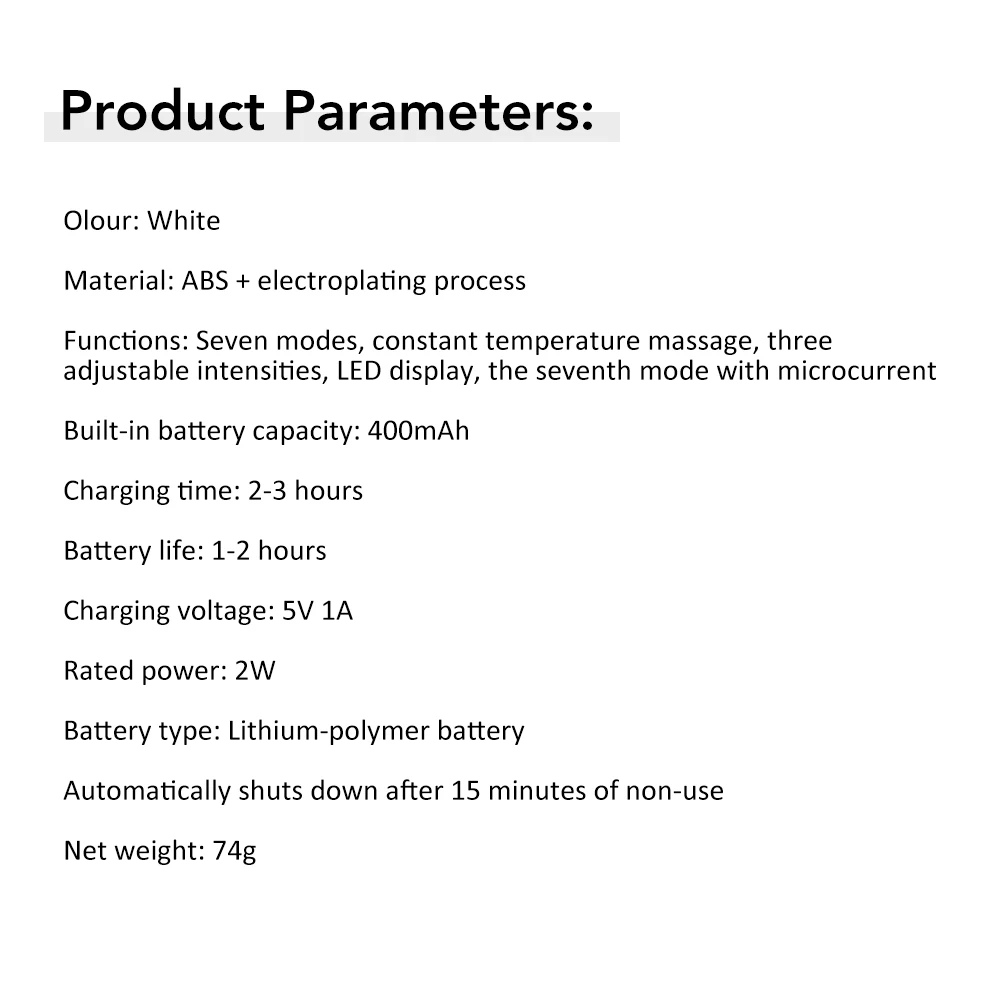 7 Colors Neck Face Lifting Massager Beauty Wrinkle Reduce Skin Firming Decice Photon Therapy Double Chin Lift Up Heating Vibrate