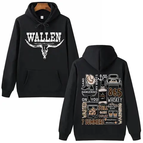 Morgan Wallen Musica country occidentale Felpa con cappuccio Uomo Donna Harajuku Pullover Top Felpa Ventole Regalo Harajuku Streetwear Vestire