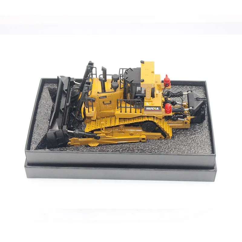 1: 50 Alloy Bulldozer Children's Toy Simulation Truck Model Toy Decoration Boy Gift Heavy engineering vehicle recreation