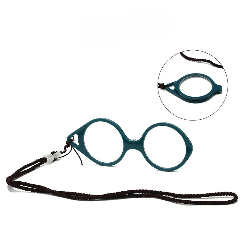 Fashion  Neck Hanging Foldable Reading Glasses +1.0 To +4.0 | Portable Hands-Free/Lightweight Magnifier for Seniors with Chain - Image 5