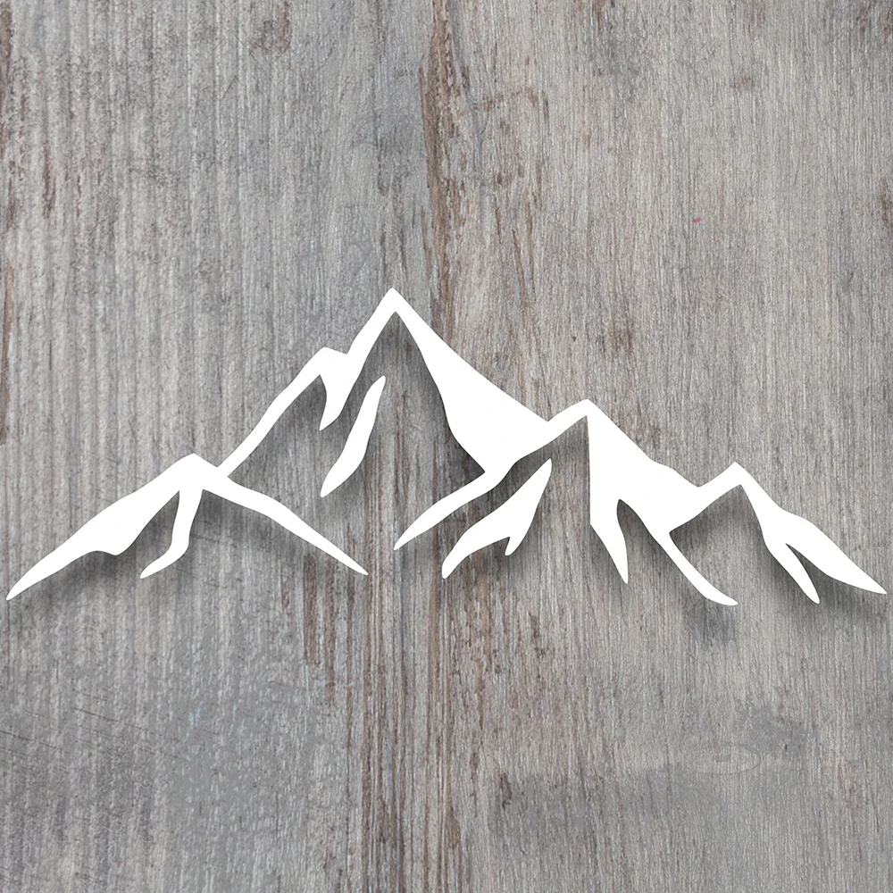 Mountain Range Car Stickers Adventure Climbing Explore Windowshield Bumper Decals Vinyl Accessories Decoration