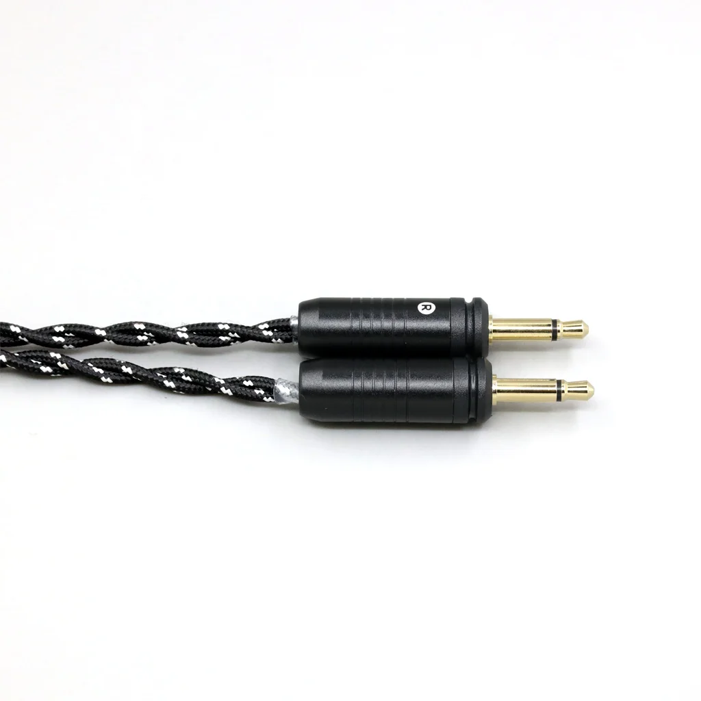 OCC Mixed OFC Twisting Nylon Earphone Cable For Focal Clear Elear Elex Elegia Stellia Celestee radiance Headphone LN008707