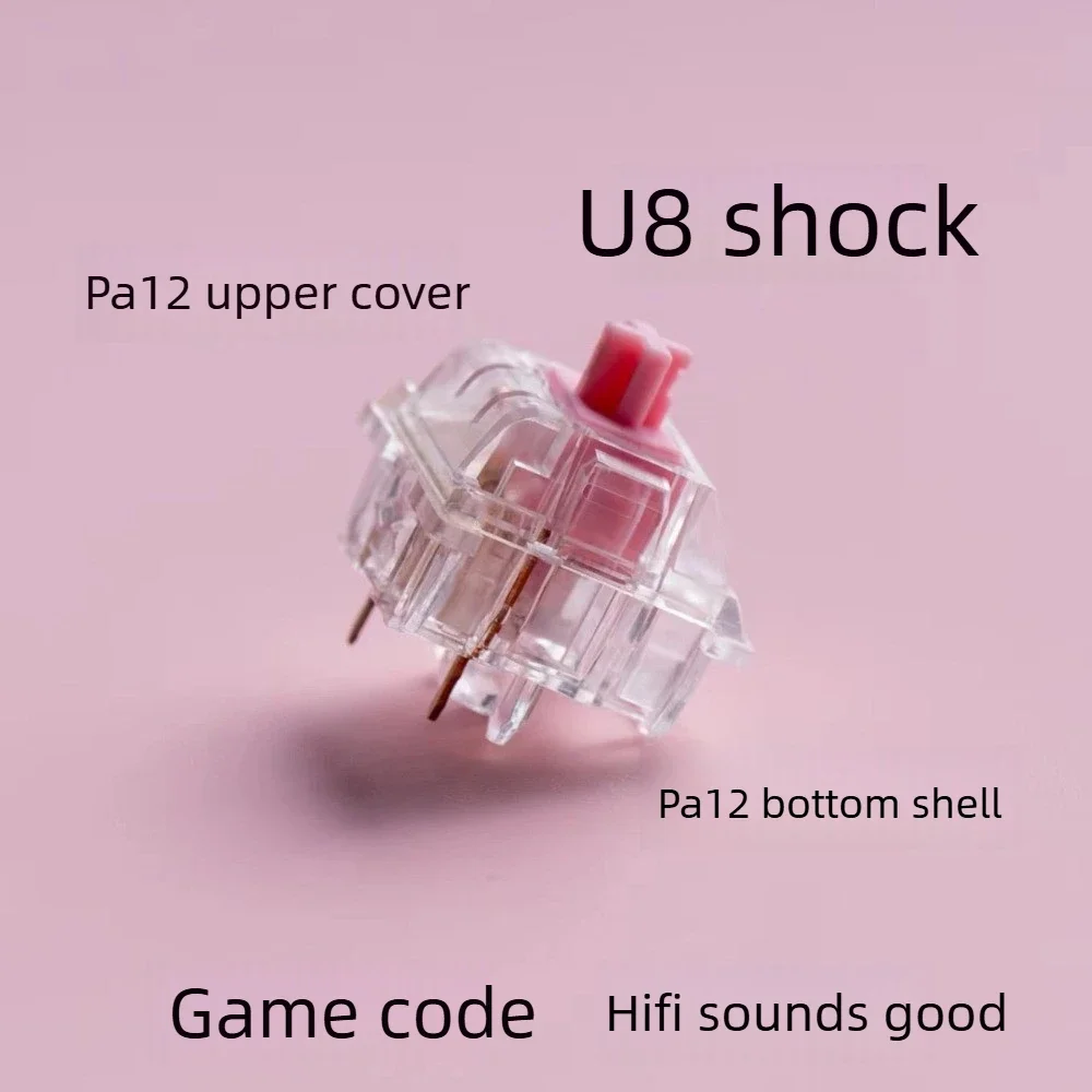 Y2x Pure Muffled Linear Switch Customized Linear Tactile 32g/40g/48g/53g Smooth for Game Mechanical Keyboard Accessories DIY