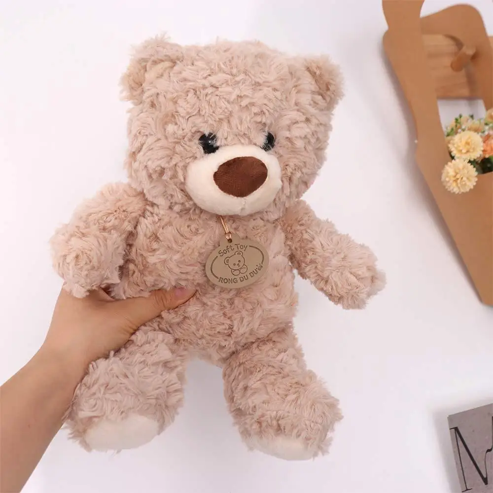 Bambola di peluche orso carino in cotone PP Simulazione Orso soffice Peluche Giocattolo per bambini Collezione di cartoni animati Bambola di peluche di animali di peluche