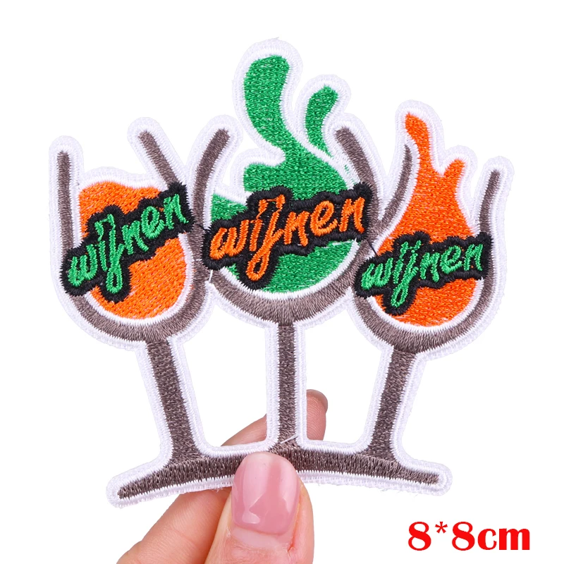 Nederland Kruikenstad embleem borduurpatch Nederland carnaval geborduurde patches voor kleding opstrijkbare patches voor kleding
