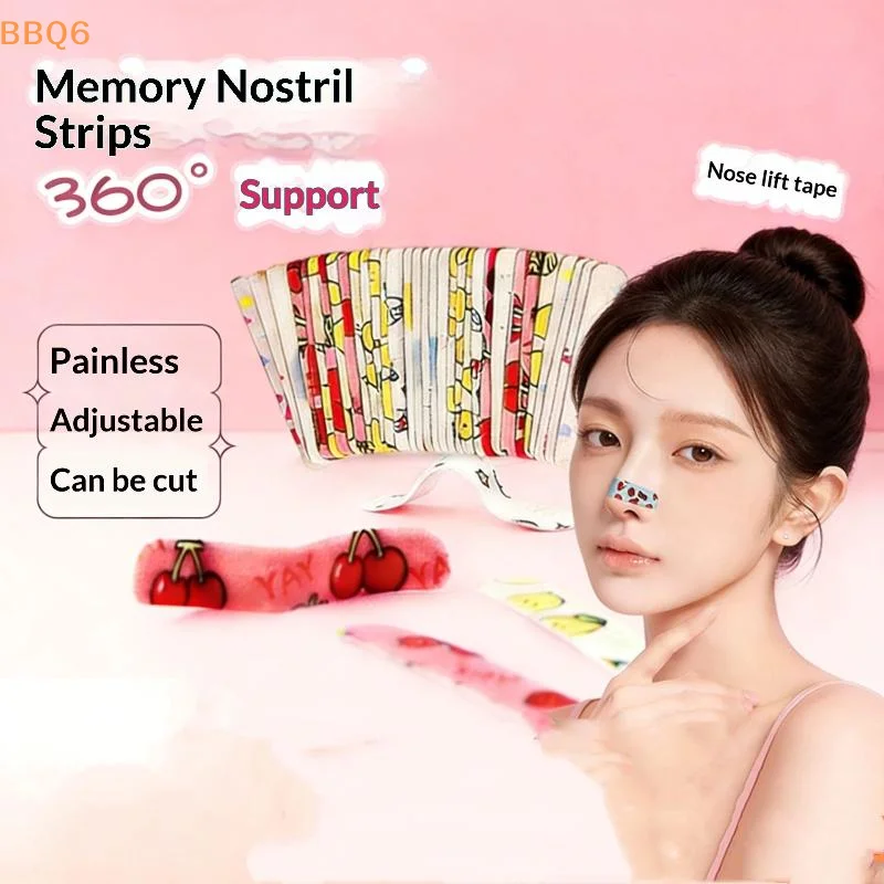 5/10/20/30Pcs Nose Lift Strips Adjustable Nose Shaping Patch for Effective Nose Slimming Invisible Wear for Makeup Routine