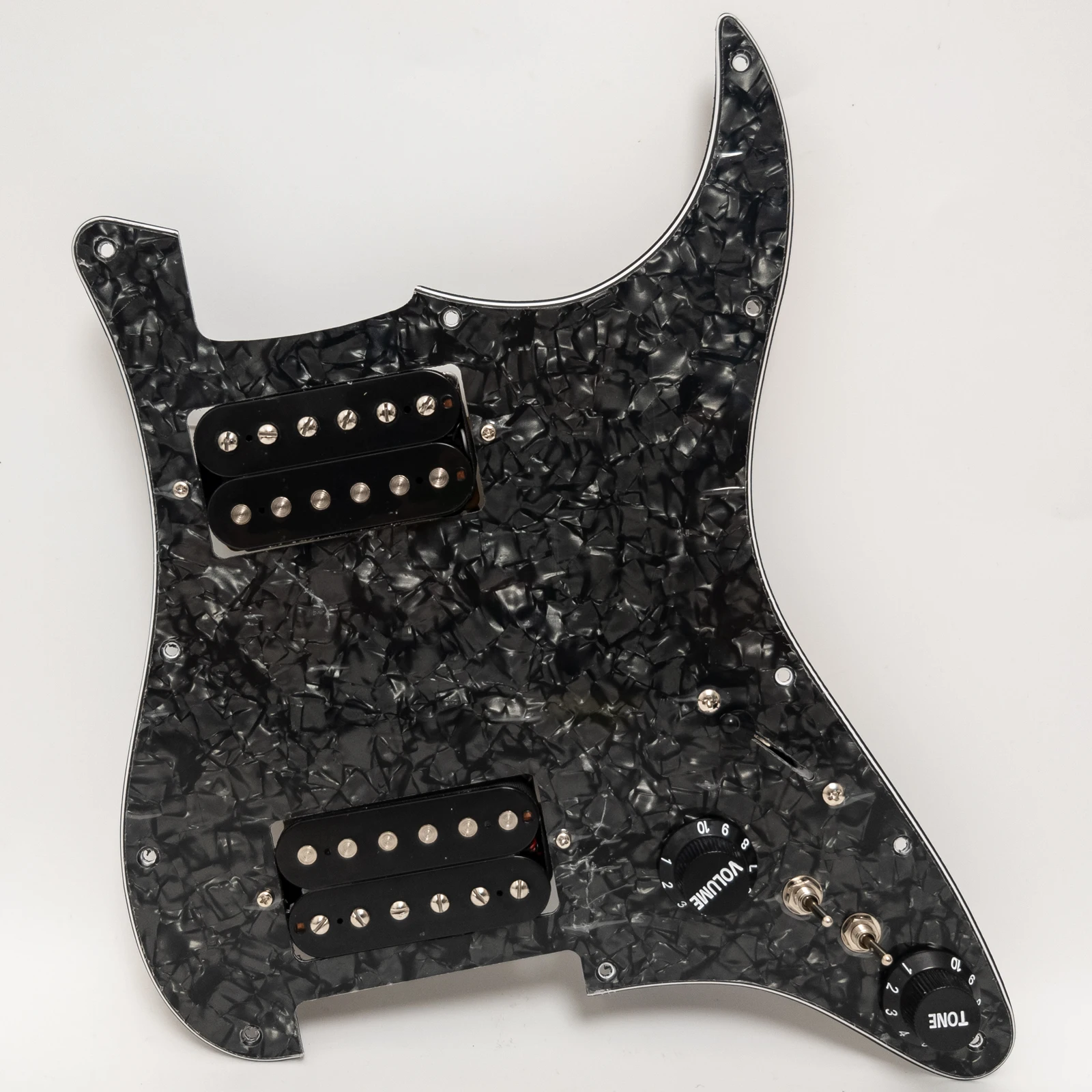 

HH Guitar Prewired Loaded Pickguard with Humbucker Pickups Set for ST Electric Guitars Replacement Parts