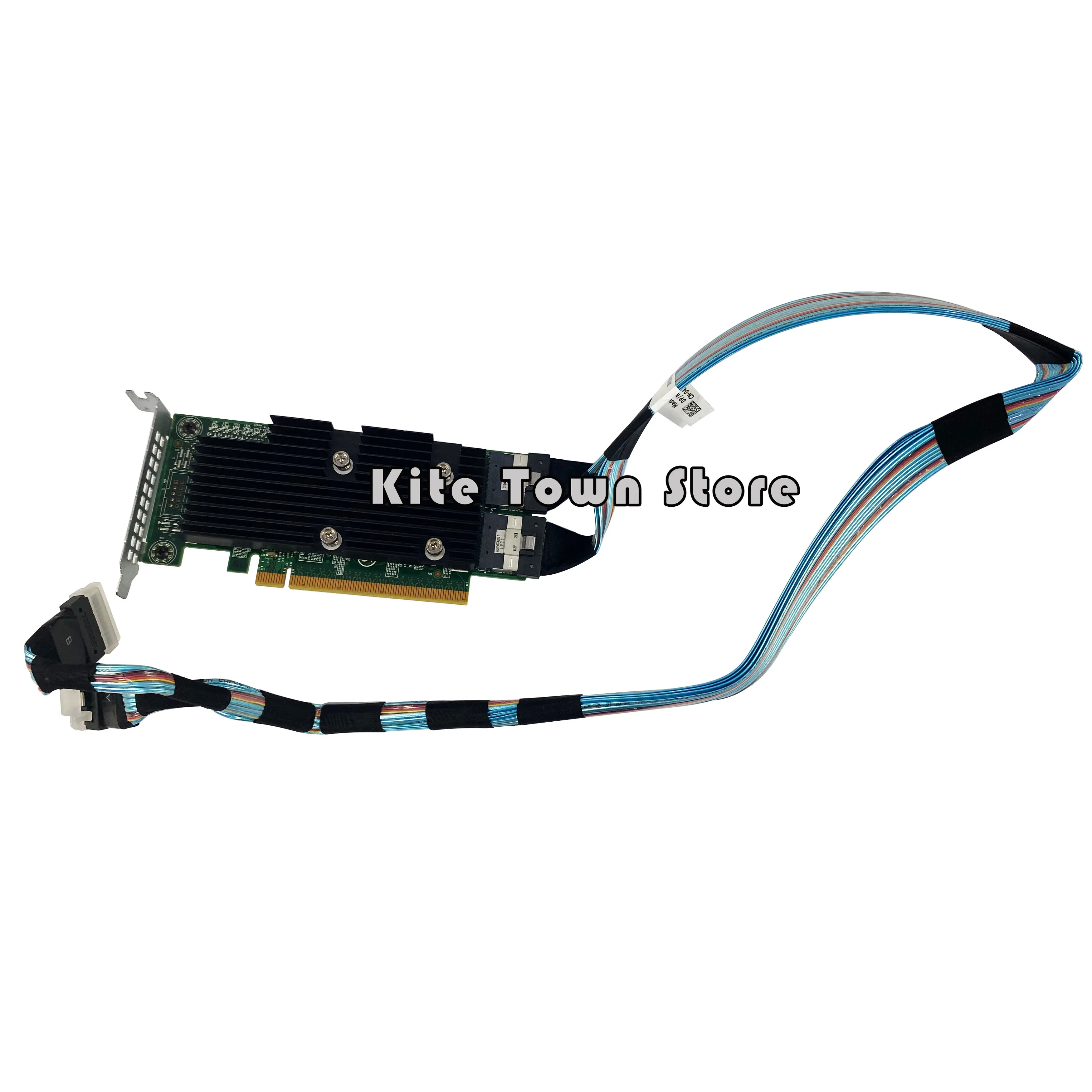 

SSD NVMe PCIe Extender Expansion Card for Dell PowerEdge R740xd Server CDC7W w/ Cable