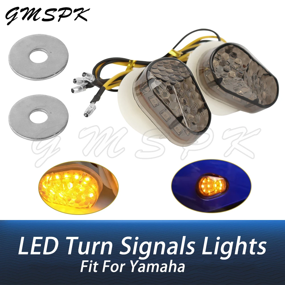 

Mini LED Turn Signal Indicator Light Flashing Lamp Fit for Yamaha YZF R1 R6 R6S YZFR1 YZFR6 MT-03 FZ8 FZ1S FZ6S FAZER 1000 600