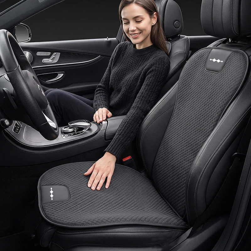 Car Seat Cushion For BYD Ti3 Ti5 Ti7 Denza B5 B8 Cool‑Feeling All‑Season Seat Cover Ice Silk Rear Seat Backrest Protector Pad