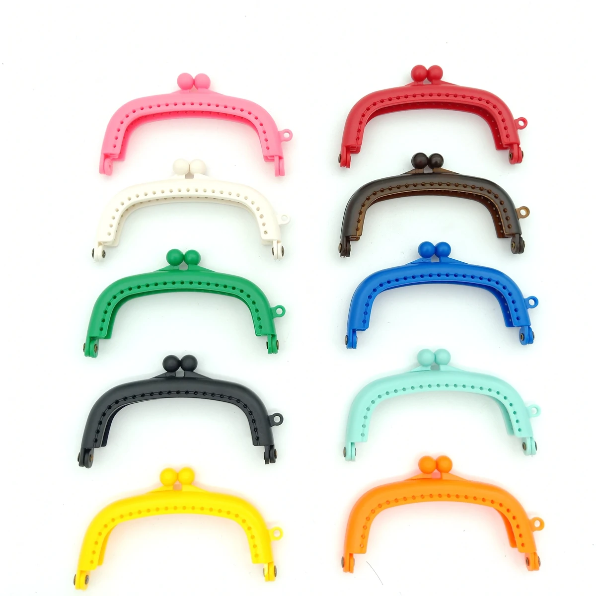 10pcs 8.5cm children's zero wallet lock buckle, handmade DIY bag accessories, plastic resin children's bag lock