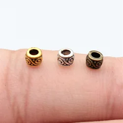 WYSIWYG 100pcs 4x4x3mm Trendy Spacer Beads Charms For Jewelry Making DIY Bracelet Making 3 Colors