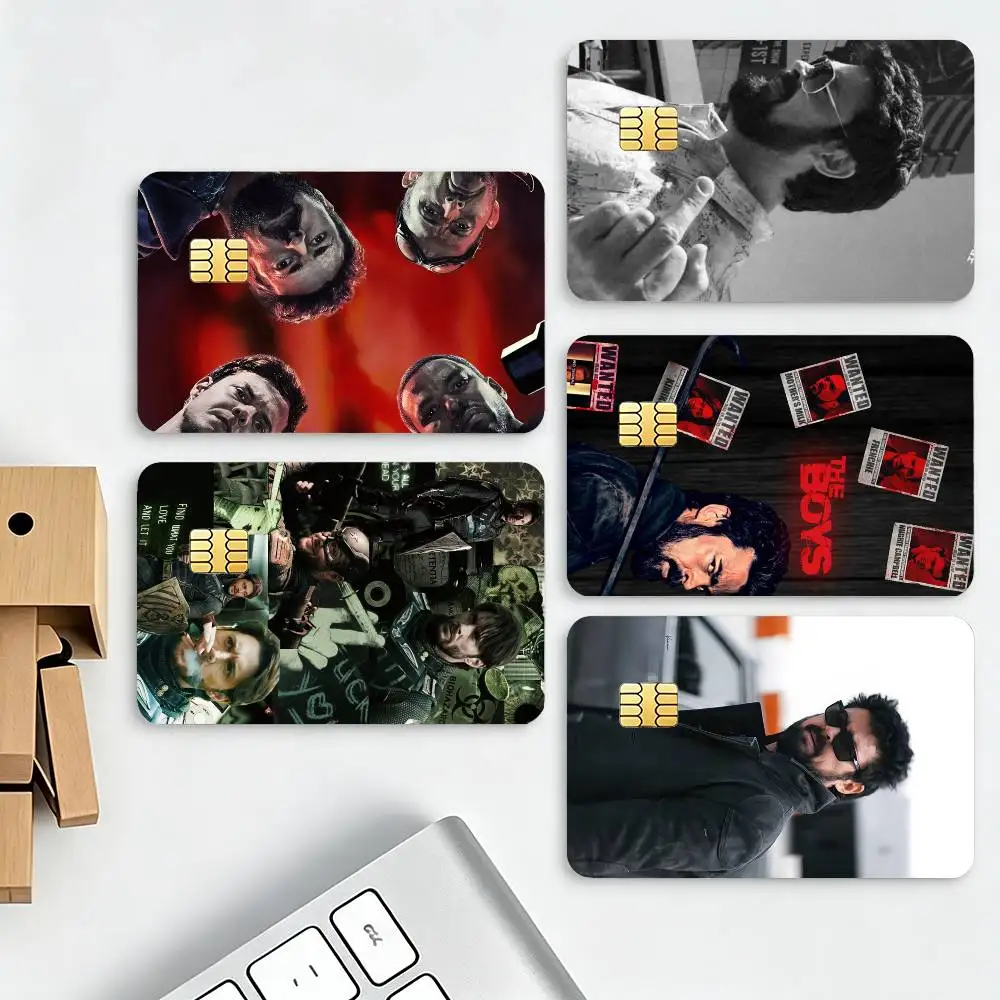 The Boys Billy Butcher HD Waterproof Credit Card Stickers Silicone Decals For Chip Game Cards Gift