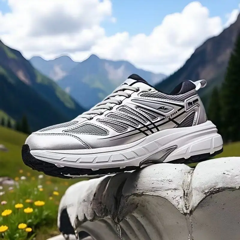 

2025 New Men's Breathable Comfortable Jogging Shoes for Walking and Leisure Versatile and Stylish Sports Shoes