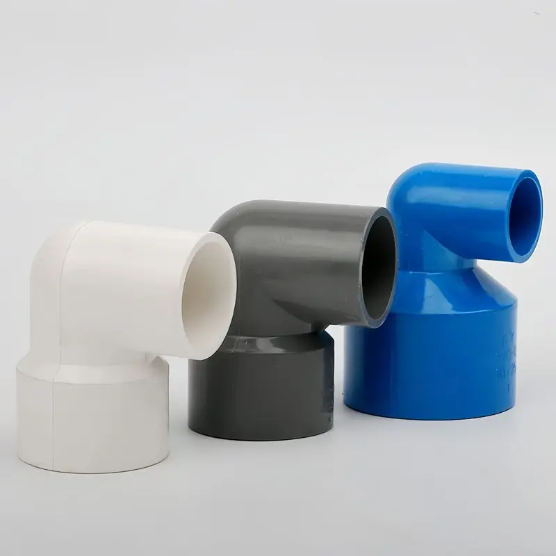 1PC I.D 20~50mm PVC Reducing 90 Degree Elbow Joints PVC Pipe Connector Garden Irrigation Water Aquarium Fish Tank DIY Fitting