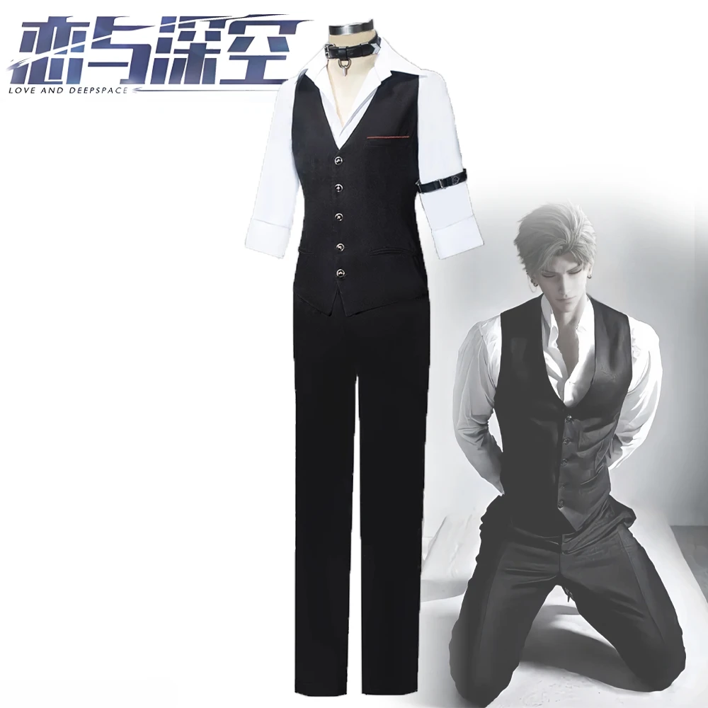 

New 2025 Game Love And Deepspace Sylus Cosplay Costume Adult Men Uniform Suits Full Set Accessories Suit Halloween Outfits