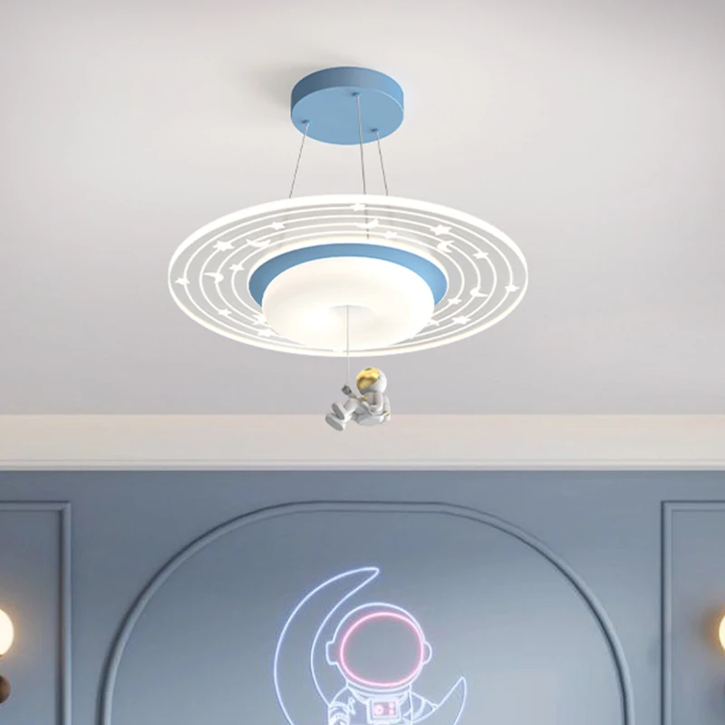 Modern Led Pendant Light Astronaut Universe Starry Sky Ceiling Lamp For Children's Room Bedroom Indoor Lighting Fixtures
