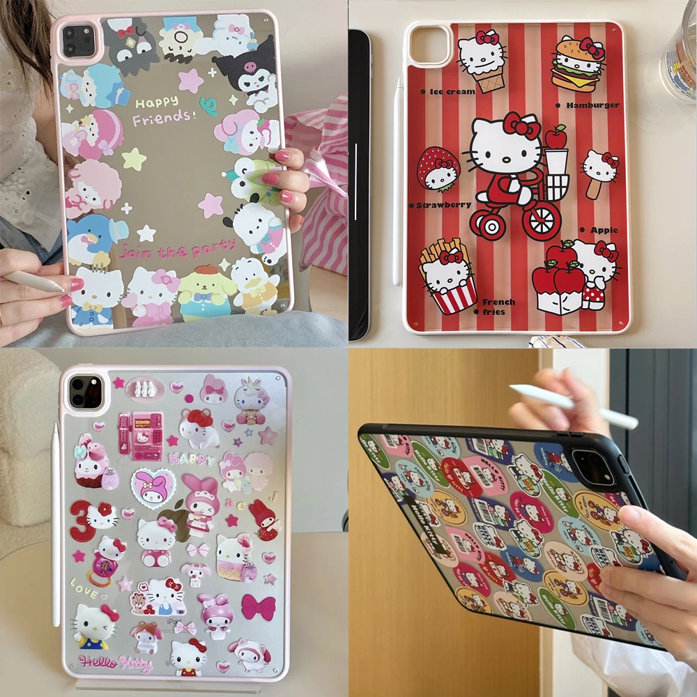 

Акриловая задняя крышка для iPad Air 5 4 3 10,9 10,5 10,2 7/8/9/10th Pro 11 2022 2024 Air11 2025 11th Mini6/7 9,7 дюйма Чехол