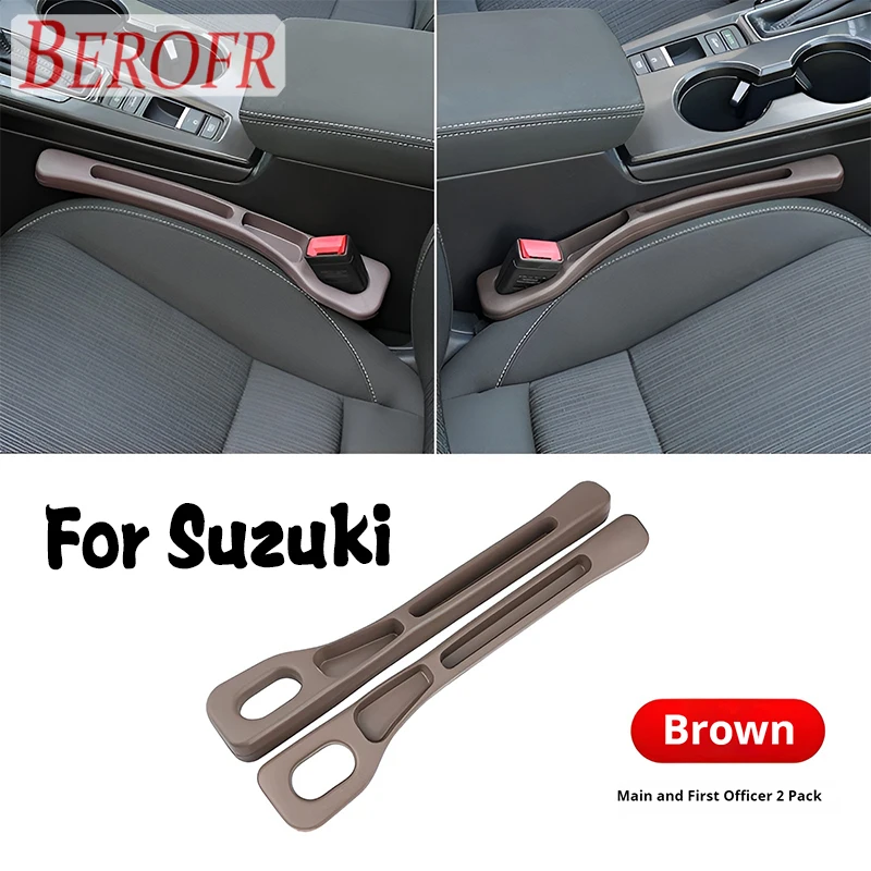 Car Seat Gap Filler Side Seam Plug Strip with Groove Leak-proof Filling Strip For Suzuki SX4 S-cross Grand Swift Jimny Vitara