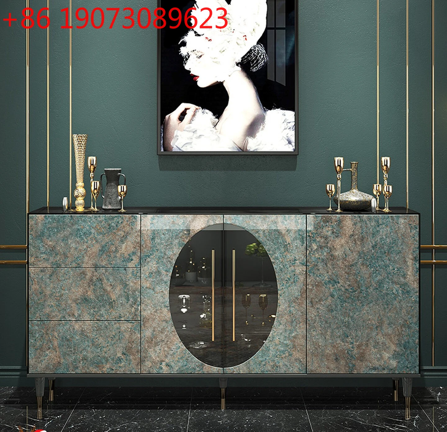 

Легкий роскошный дверной шкаф на противоположную дверь, шкаф для украшения гостиной, новый итальянский вход на вилле, современный перегородка