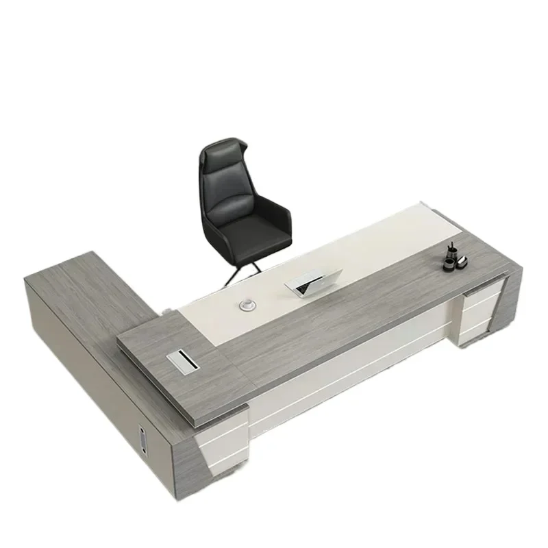 Reception Computer Desk Corner Bureaux Table Room Shelves Desks Table Work Economic Display Nordic Escrivaninha Unique Furniture