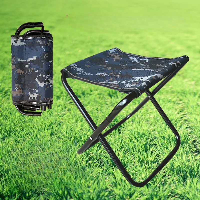 Outdoor Camping Chair Picnic Camping Stool Easy to Storage Beach Chair Portable Folding Aluminum Fishing Chair Hiking Stool стул