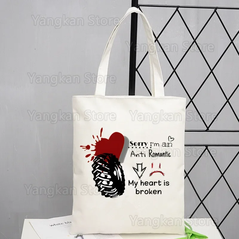 Three Days Grace Shopping Bag Canvas Bags Shopper Jute Bag Foldable Bag Reusable Bags Cabas Shopper Canvas
