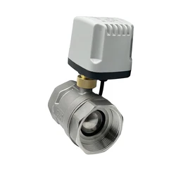 DN15 DN20 DN25 DN32 DN40 DN50 304 Stainless Steel Electric Ball Valve 3-wire 2-way Control Electric Ball Valve Stable Motorized