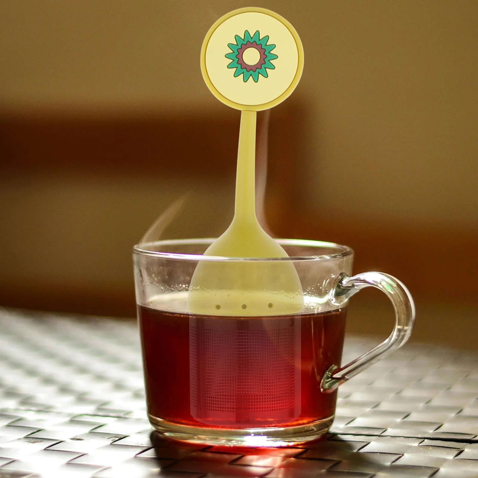 

Tea Strainer Filter Infuser Scoop Stainless Steel Accessories Pouch Reusable Easy Clean Loose Leaf Herbs Spices Creative Design