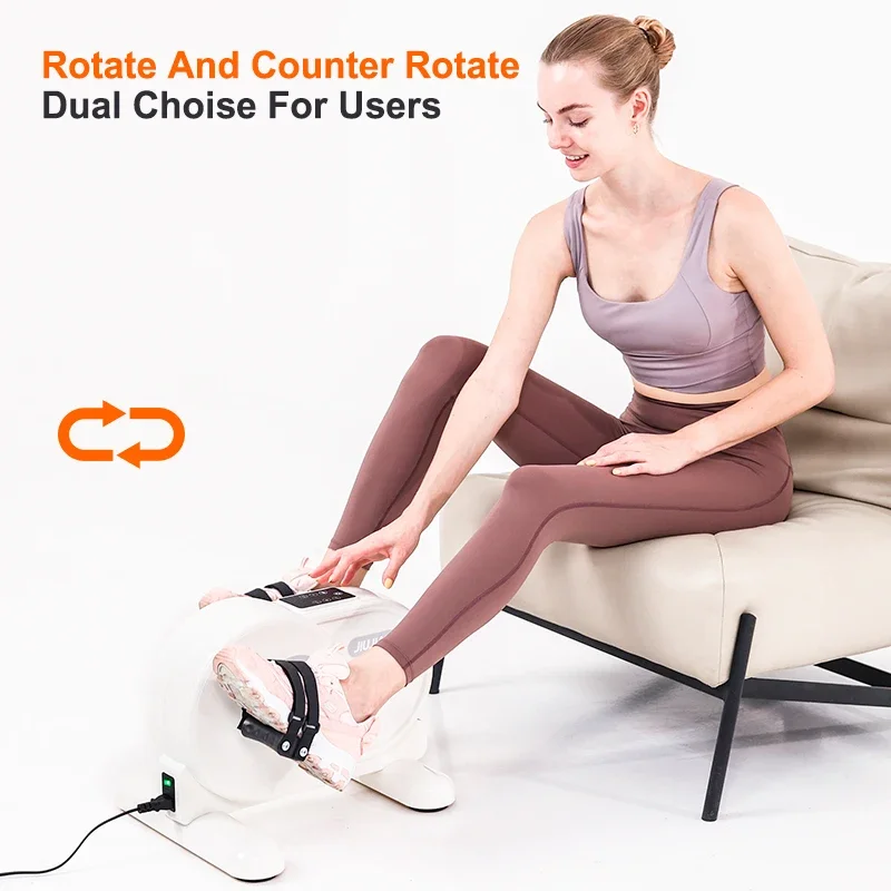2026 Electric Foot And Arm Mini Pedal Exerciser Machine Leg Exercise Bike Leg Rehabilitation Exerciser For Disabled Paraplegic