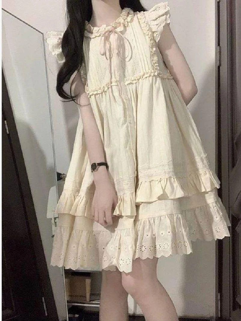 معطف Sweet Summer ort Dr مع Flng Sves للنساء ذو المقاسات الكبيرة من سلسلة Earlette First Love